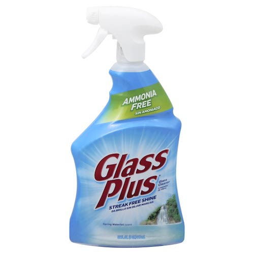 Image for Glass Plus Glass Cleaner, Spring Waterfall Scent,32oz from Dave's Pharmacy