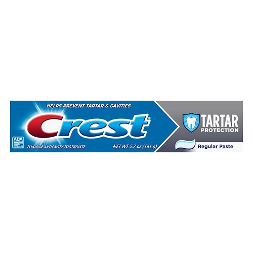 Image for Crest Toothpaste, Fluoride Anticavity, Tartar Protection, Regular Paste,5.7oz from Dave's Pharmacy