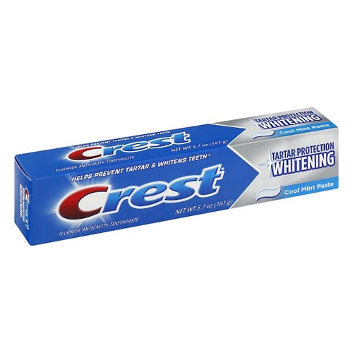 Image for Crest Toothpaste, Fluoride Anticavity, Tartar Protection, Whitening, Cool Mint,5.7oz from Dave's Pharmacy