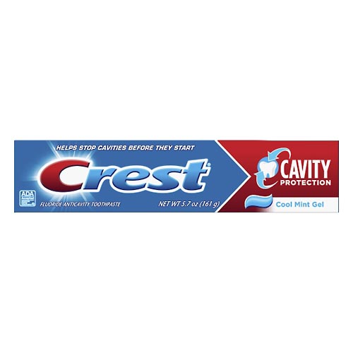 Image for Crest Toothpaste, Fluoride Anticavity, Cool Mint, Cavity Protection, Gel,5.7oz from Dave's Pharmacy