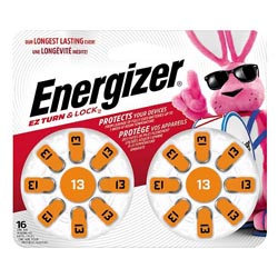 Image for Energizer Hearing Aid Batteries, Zinc-Air, 13,16ea from Dave's Pharmacy