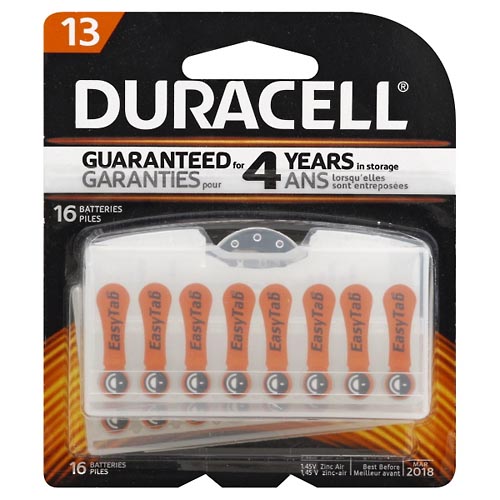 Image for Duracell Batteries, EasyTab, 13,16ea from Dave's Pharmacy