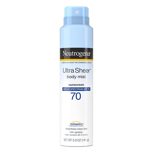 Image for Neutrogena Sunscreen, Body Mist, Broad Spectrum SPF 70,5oz from Dave's Pharmacy