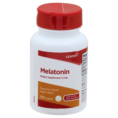 Image for Leader Melatonin, 3 mg, Tablets,100ea from Dave's Pharmacy