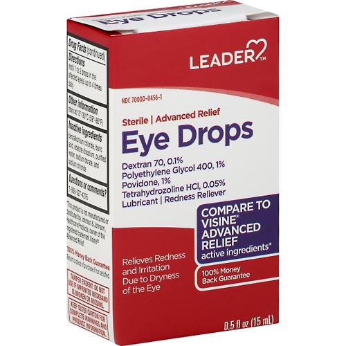 Image for Leader Eye Drops, Advanced Relief,0.5oz from Dave's Pharmacy