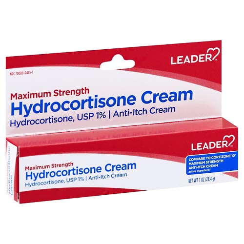 Image for Leader Hydrocortisone Cream, Maximum Strength,1oz from Dave's Pharmacy