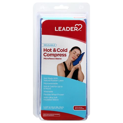 Image for Leader Hot & Cold Compress, Reusable,1ea from Dave's Pharmacy