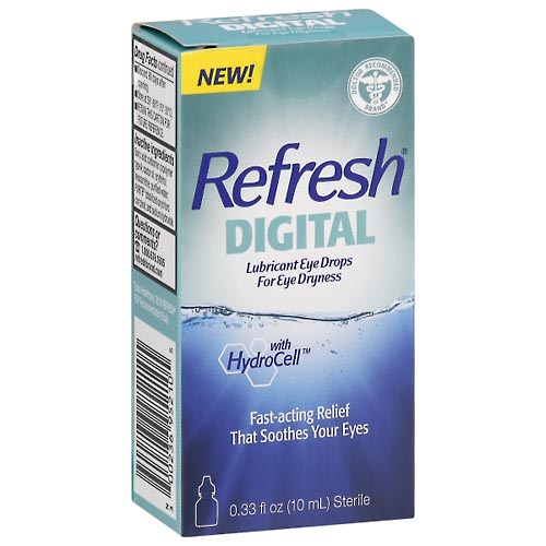 Image for Refresh Lubricant Eye Drops, for Eye Dryness,0.33oz from Dave's Pharmacy