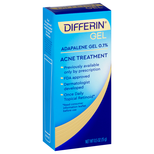 Image for Differin Acne Treatment, Gel, 0.5oz from Dave's Pharmacy