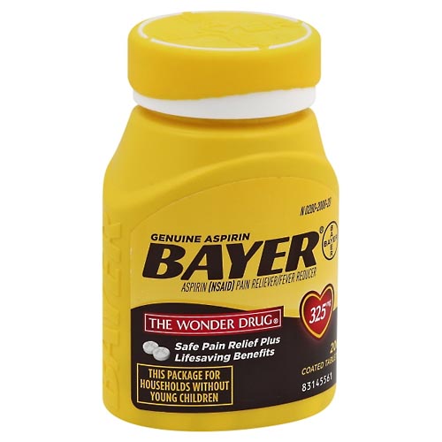Image for Bayer Aspirin, 325 mg, Coated Tablets,200ea from Dave's Pharmacy