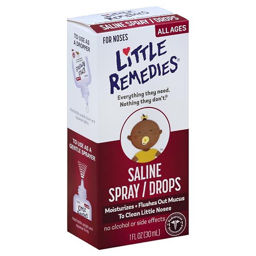Image for Little Remedies Saline Spray/Drops,1oz from Dave's Pharmacy